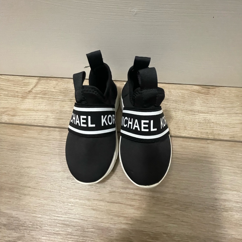 Michael Kors Kids Black and White Sneakers